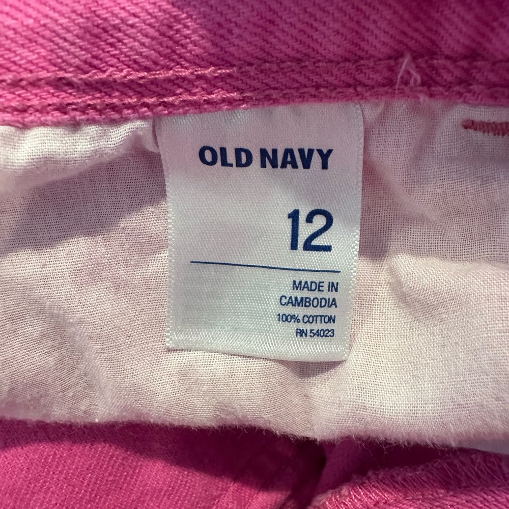 Old Navy Pink Denim Shorts - Picture 3 of 3
